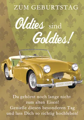 Produktbild von Geburtstag Glückwunschkarte im Format 115x17cm mit Umschlag