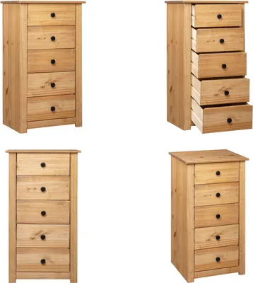 Obrázek produktu pro vidaXL Příborník 46x40x89 cm borovice Panama - Příborník - Příborníky - Příborníky - Příborníky