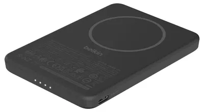 Produktbild von Belkin BPD010hqBK, 5000 mAh, Kabelloses Aufladen, 7,5 W, Schwarz