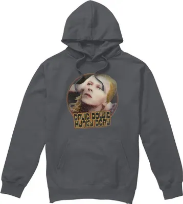 Produktbild von David Bowie - "Hunky Dory" Kapuzenpullover für Herren TV7344 (XL) (Holzkohle)