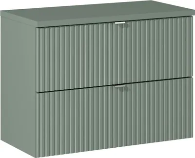 Produktbild von Waschtischunterschrank 80cm in grün NEWPORT-56-GREEN