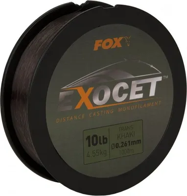 Produktbild von Fox Exocet Mono Trans Khaki Schnur 1000m, Durchmesser/Tragkraft:0.309mm / 5.90kg Tragkraft