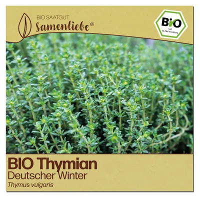 Produktbild von Samenliebe  Thymian Samen | Deutscher Winter - winterhart & mehrjährig - samenfestes  Saatgut