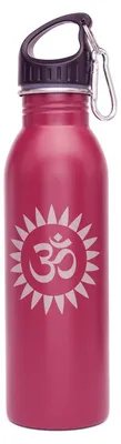 Produktbild von Edelstahl-Trinkflasche, 700 ml, unifarben mit Print OM Sun