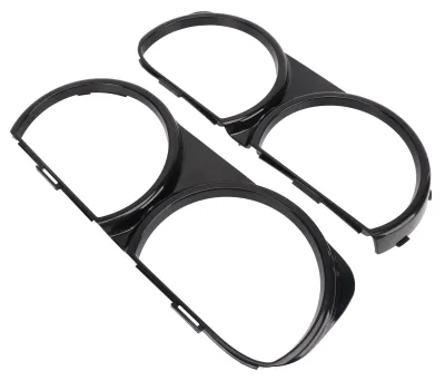 Imagen del producto de Solidchoice - Adornos para faros delanteros de automóvil - Reemplazo para Challenger - 2 unidades - Compatible con modelos 2015-2020 - Acabado de alta calidad
