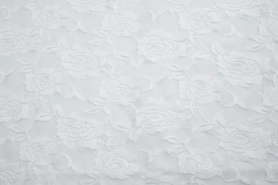 Obrázek produktu pro Stretch Lace Fabric White 50 x 150 cm