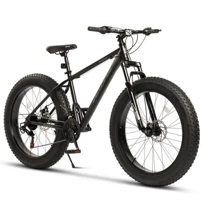 Produktbild von VELORS Fatbike 26 Zoll Mountainbike 4,0 Fatbike MTB für Herren Damen, Jungen 21 Gang Shimano Tourney Schaltwerk mechanische Scheibenbremse Fat Bike