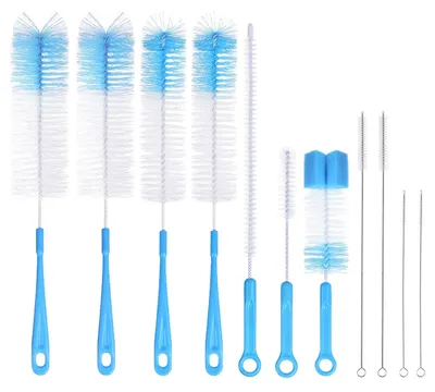 Produktbild von Reinigungsbürstenset mit 11 Teilen für Flaschen und Trinkhalme