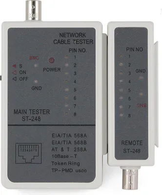 Image de gembird Kabeltester für RJ-45- und RG-58-Kabel