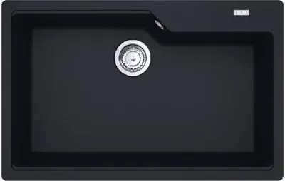 Produktbild von Franke Urban - Fragranit Küchenspüle UBG 610-78, 780x500 mm, schwarz matt 114.0700.092
