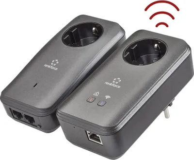 Image de Renkforce PL600D WiFi Powerline WLAN Starter Kit 500 MBit/s (RF-3385554)
