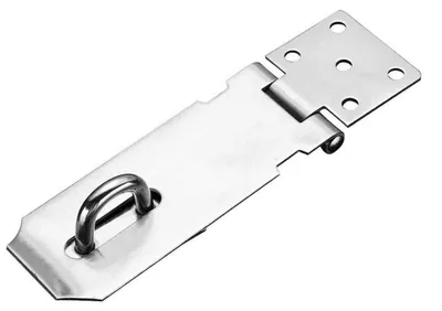 Produktbild von Edelstahl Vorhängeschloss Riegel 163x40mm für Tür Schrank Fenster Schuppen Haustierkäfig