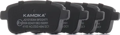 Produktbild von KAMOKA Bremsbeläge Satz Hinten für RENAULT MEGANE III Grandtour (KZ0/1) JQ1018364