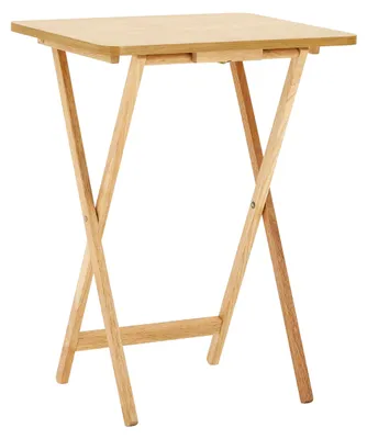 Klapptisch aus Holz, 49 x 39 x 65 cm, hellbraun