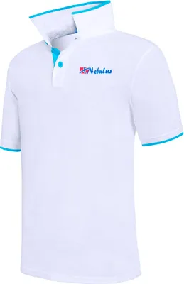 Produktbild von Nebulus Poloshirt LASTONE Herren, Shirt, Sweatshirt, Polo, P6754 - Herren, weiß-türkis, S