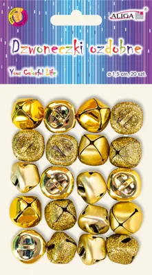 Immagine prodotto di Campane d'oro 1,5 cm - 20 pezzi