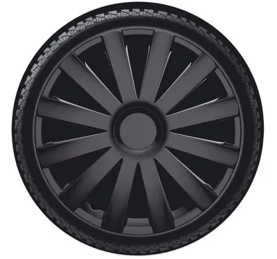 Produktbild von 16" Zoll Radkappen Schwarz Radzierblenden Radblenden 16 SPYDER BLACK ARGO
