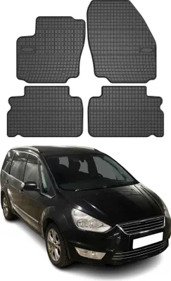 Produktbild von 2006-2015 Ford Galaxy Fußmatten TPE Schwarz 4 tlg