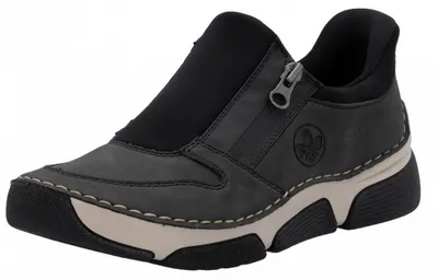 Image de Rieker Damen Slipper Grau