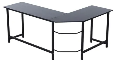 Produktbild von Computertisch, Eckschreibtisch fš¹r Bš¹ro und Zuhause, L-f?rmig, 168 x 120 x 75 cm, Metallgestell