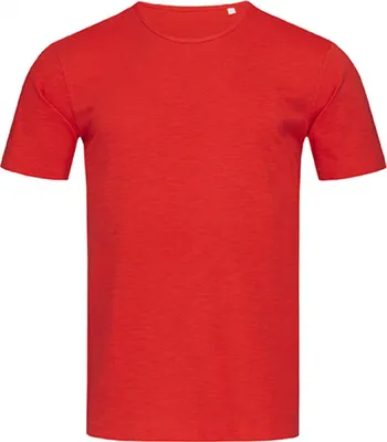 Produktbild von Stedman ST9400 | Shawn Crew Neck Herren T-Shirt - Farbe: Crimson Red - Größe: L