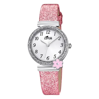 Produktbild von Lotus Mädchenuhr Armbanduhr 18625/1 Lederband rosa