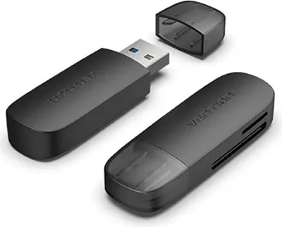 Produktbild von Vention CLGB0 Kartenleser USB 3.2 Gen 1 (3.1 Gen 1) Schwarz