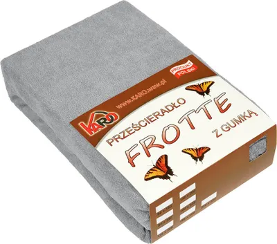 Produktbild von Spannbetttuch Frottee mit Gummizug Grau 140x200cm