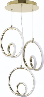 Zdjęcie produktu dla Lampa Sufitowa Wisząca Toolight Lhj095-3Cp Gold