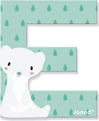 Image de Janod J05169 Lettre Pure E, Multicolore - une pièce