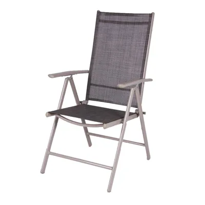 Produktbild von Linder Klappstuhl LEX 7-Positionen Multipositionssessel, H 106 x B 64 x T 54 cm, schwarz