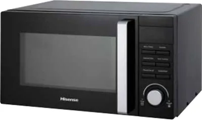 Produktbild von Hisense Kombi-Mikrowelle, 25 l, 900 W, Buttons, Schwarz, Arbeitsplatte, Kombi-Mikrowelle, 25 l, 900 W, Eingebautes Display, LED