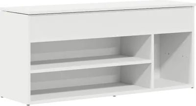 Immagine prodotto di vidaXL Panca per scarpe bianca 102x30,5x45 cm Materiale a base di legno