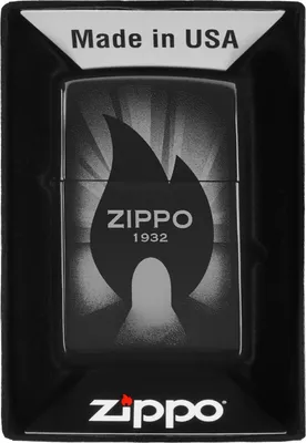 Produktbild von Zippo Feuerzeug High Polish Black, Windproof, 2021