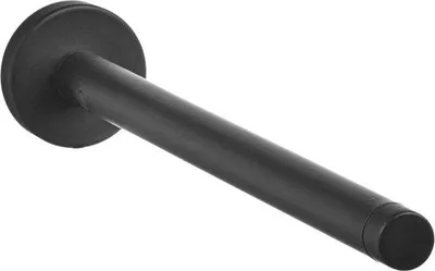 Produktbild von Teleskopische handdoekstang aus Edelstahl - schwarz - 29-50 cm - für Bördung oder Kleben - ausziehbar