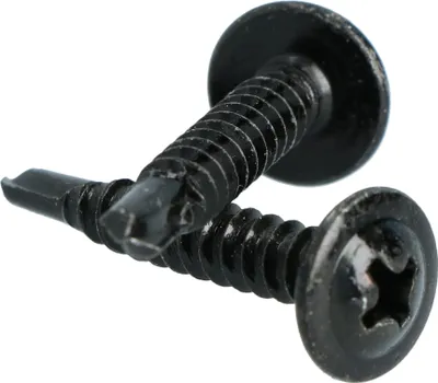Produktbild von Carpoint Selbstschneidende Schraube Schwarz Ø4mm 25mm 100 Stück