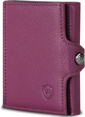 Produktbild von Slim Wallet mit XL Münzfach & RFID-Schutz - Mini Geldbörse Herren & Damen - Kartenetui Kreditkartenetui - Portmonee Geldbeutel Portemonnaie klein