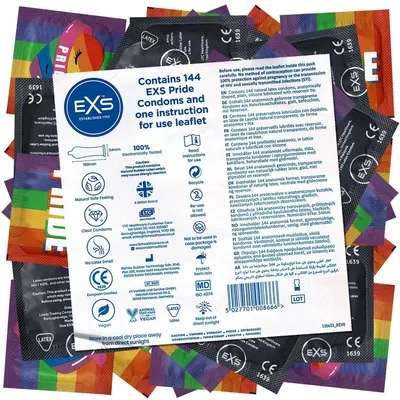 Immagine prodotto di Confezione bulk EXS: Pride, 144 preservativi