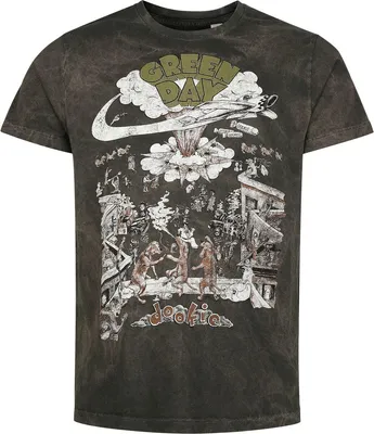 Produktbild von Green Day T-Shirt Herren Dookie Scene grau Band-Merch, Bands 100% Baumwolle XXL