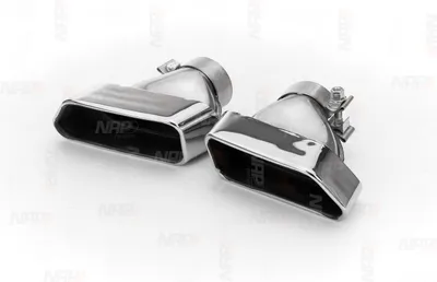 Produktbild von NAP carparts CER10004 Auspuffblende Endrohr Blende Chrom Edelstahl für BMW 5 Touring (F11) 5 Limousine (F10)