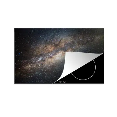 Produktbild von KitchenYeah© Herdabdeckplatte Sternenhimmel - Sterne - Himmel , 81x52cm, Küche Deko, Glaskeramikkochfeld Herdabdeckung, Abdeckplatte fùr Kochfeld