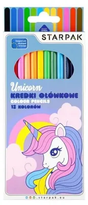 Immagine prodotto di Matite colorate 12 colori Unicorn - STARPAK