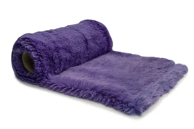 Immagine prodotto di Pelo Minky lavorato a maglia, arruffato, shaggy (18 mm) viola 50x160 cm