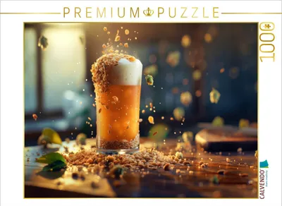 Produktbild von CALVENDO Puzzle Weizensmoothie | 1000 Teile Lege-Größe 64x48cm Foto-Puzzle für glückliche Stunden