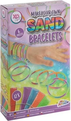 Produktbild von Herstellung von Grafix Sandarmbändern 18 Stück | 3 Stück