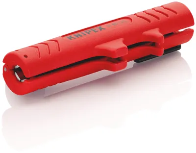 Produktbild von Knipex 168-0125SB Univ.-Abmantelungswerkz. Rundk.8-13mm, 3x1,5-5x2,5, rot