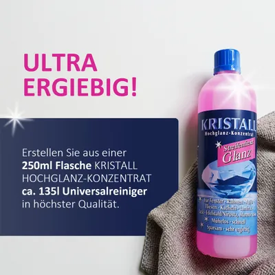 Produktbild von Kristall Hochglanz-Konzentrat - 15x250ml, KI-generiertes Bild