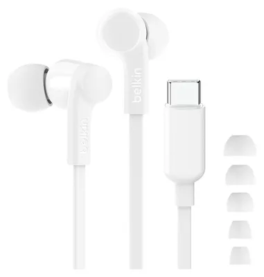 Produktbild von Belkin SoundForm, Kabelgebunden, Anrufe/Musik, Kopfhörer, Weiß