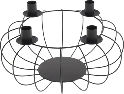 Produktbild von Werner Voß GmbH Adventsleuchter schwarz 30 x 15,5cm