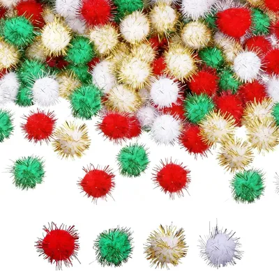 Produktbild von Filzkugeln bunt, 2 cm, 100 Stück, für Bastelarbeiten